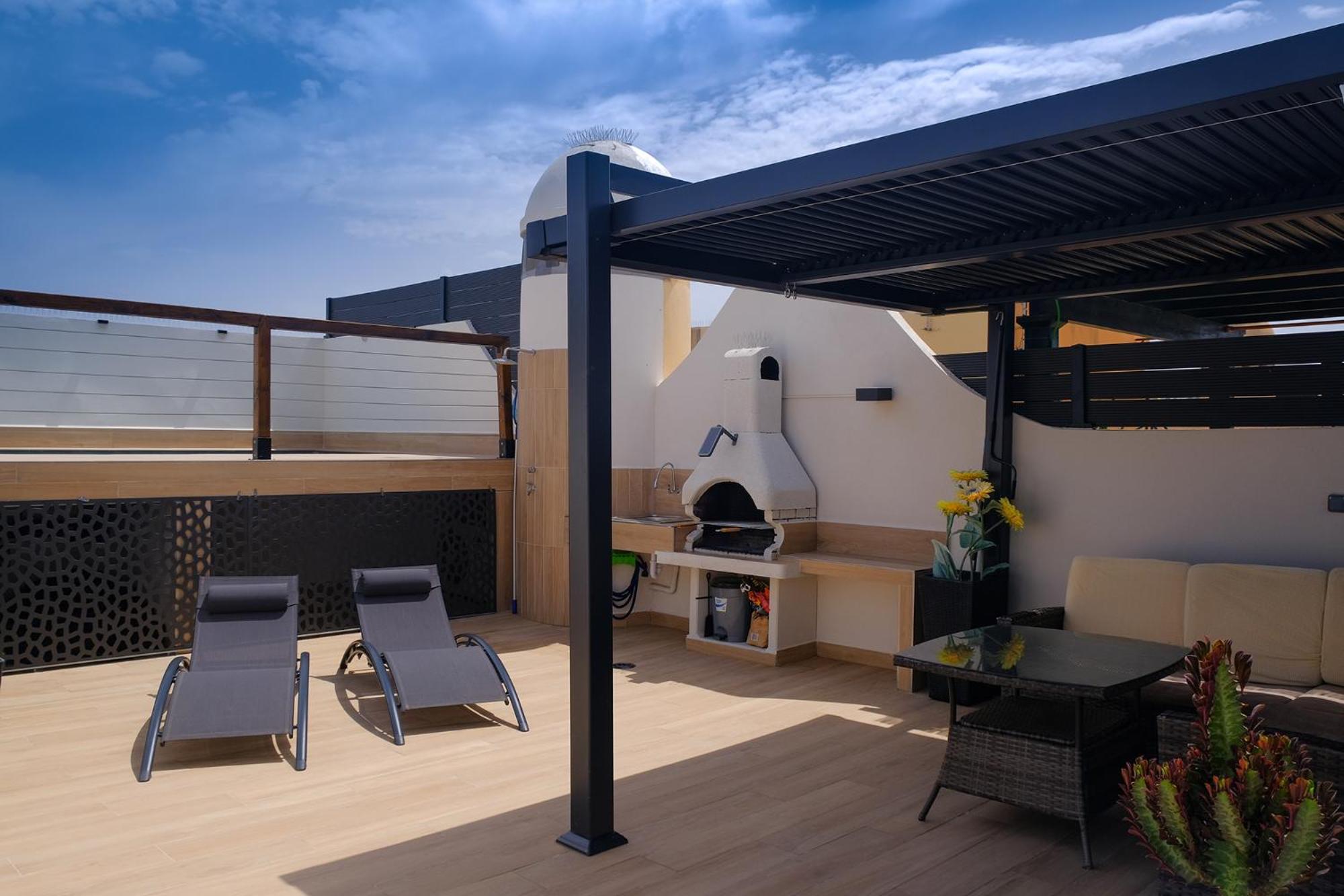 El Atico De Teresa Con Piscina Privada Climatizada A 250M Playa Apartment Vera Exterior photo